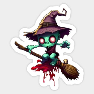 Zombie Witches - Avery Sticker